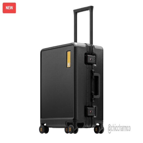 20 Inch Hard Shell Carry-On Luggage with Aluminum Frame & Spinner Wheels